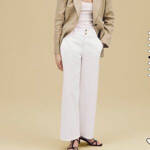 J. Crew Slim-wide Jeans With Stacked Buttons